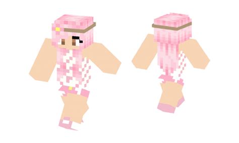 Pink Hipster Girl Skin Minecraft Skins