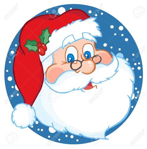 Cartoon Santa Face Free Happy Santa Cliparts Download Free Happy