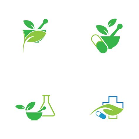 Natural Medicine Logo Images Illustration Design 3526545 Vector Art At