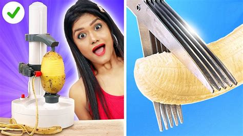 Omg 😱 Testing Viral And Crazy Kitchen Gadgets Trying Weird Kitchen Gadgets Youtube
