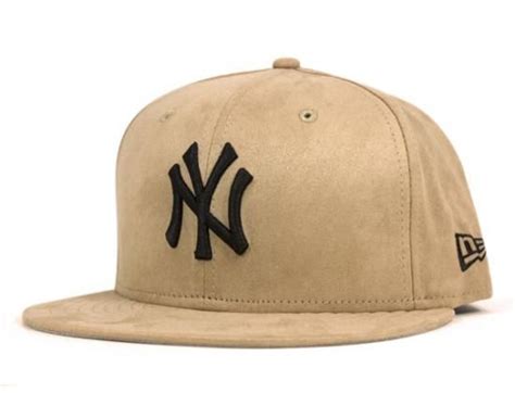 Custom New York Yankees Synthetic Suede Beige 59fifty Fitted Baseball