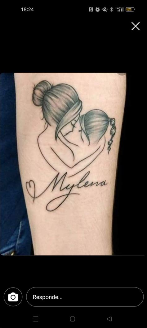 Tatuaje Madre E Hija Tatuaje Madre E Hija Tatuajes De Nombres Tatuajes