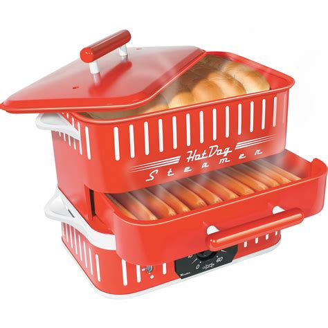 Cuizen Retro Hot Dog Steamer With Lid And Reviews Wayfair