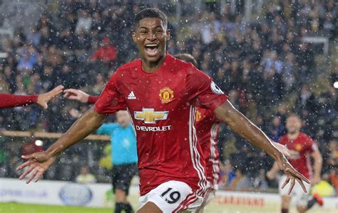 View the player profile of manchester united forward marcus rashford, including statistics and photos, on the official website of the premier league. Hull 0-1 Manchester United: Marcus Rashford nets late ...