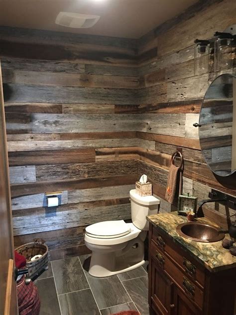 43 Lovely Small Rustic Bathroom Ideas With Awesome Design