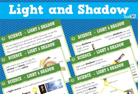 Light And Shadow Posters Classroom Games Classroom Displays Science