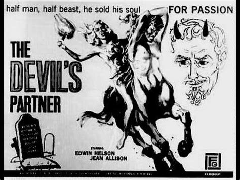 An Advertisement For The Devil S Partner Starring Actors From The 1950