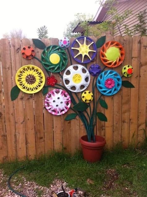 Recycled Garden Art Garden Art Diy Garden Whimsy Garden Yard Ideas