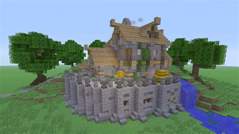 Put all files combined, it's 679 mb of. Minecraft - Awesome Medieval!! Survival House "Xbox ...