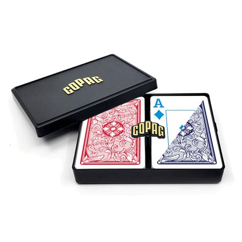 Copag Legacy 4 Color Plastic Playing Cards Redblue