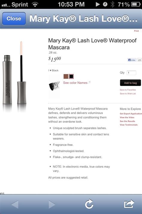 Mary Kay S Lash Love Waterproof Mascara Stays On So Well It Lasted The