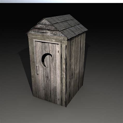 3d Model Outhouse House