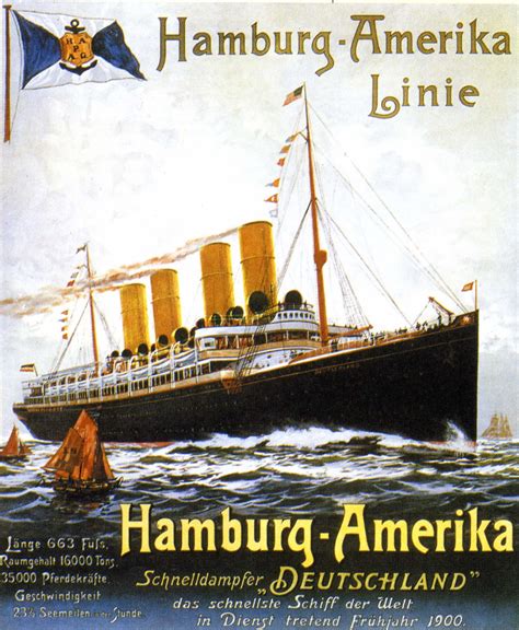 Ss Deutschland 1900 1925 Hapags Troublesome Flagship Come For The