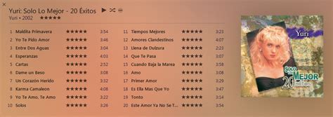 intercambios imusic yuri solo lo mejor 20 exitos itunes plus aac m4a album