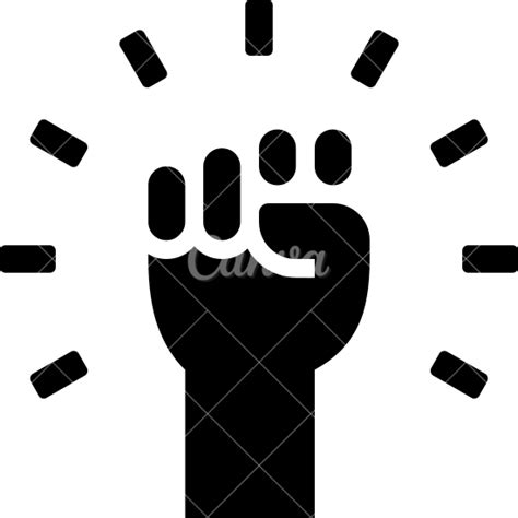 Power Fist Icon 素材 Canva可画