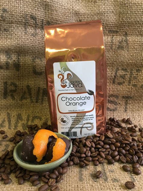 Chocolate Orange Flavored Coffee Specialty Coffee Ground Or Etsy