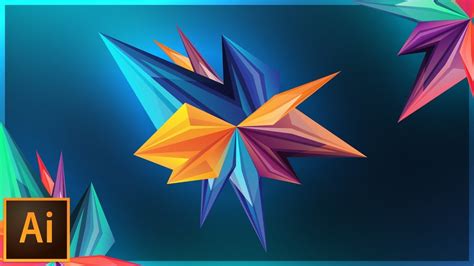How To Make Abstract Facets Adobe Illustrator Tutorial