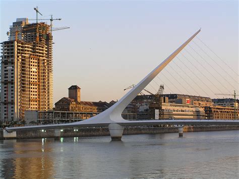 Puente De La Mujer Puerto Madero Buenos Aires Argentina Travel