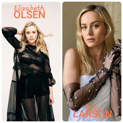 A Elizabeth Olsen Fucks Brie Larson In All Her Holes With A Big Strapon Then You Fuck Brie B