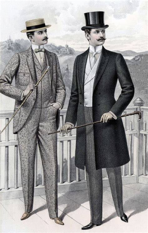 In The 1890 1900 Men Would Wear Frock Coats During The Day These Coats