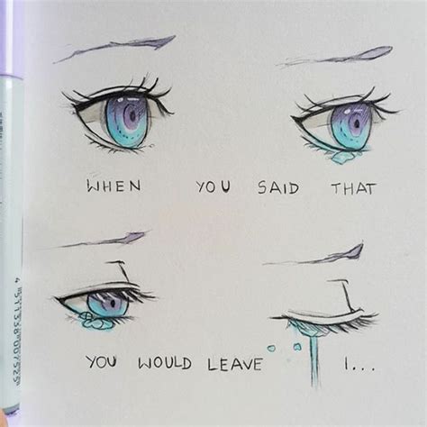 How To Draw An Anime Eye Crying