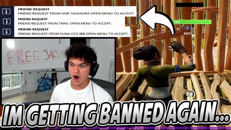 Faze Jarvis Returns To Fortnite And Gets Banned Again After Streaming It