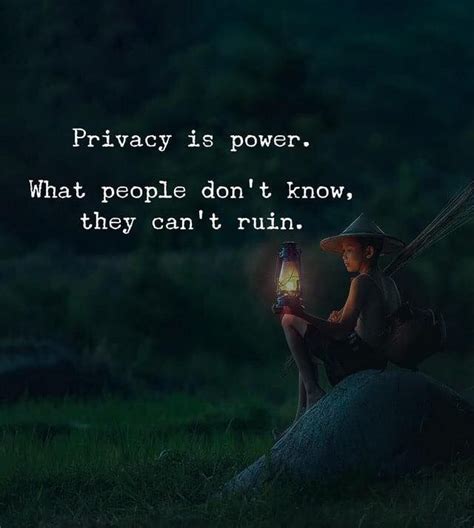 Inspirational Positive Quotes Privacy Is Power Positive Quotes