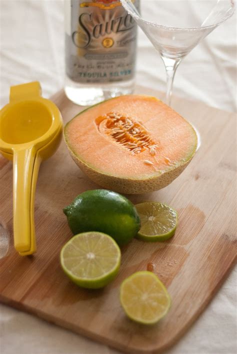 Cantaloupe Fiesta Cocktail Recipe Tequila Cocktails Yummy Drinks Cantaloupe