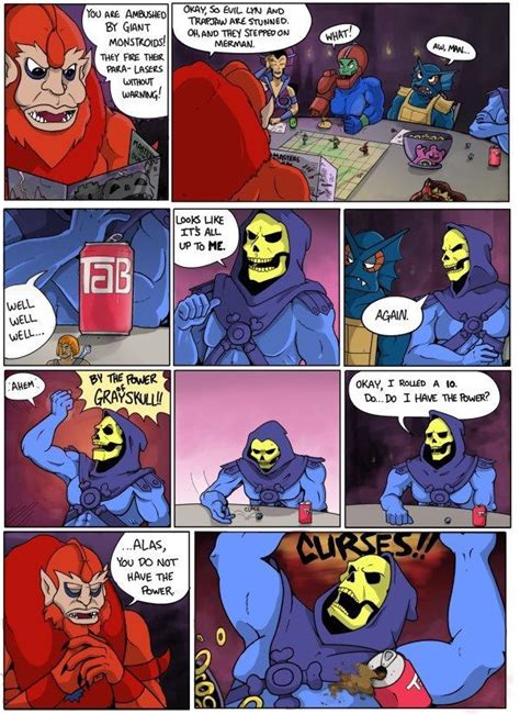 Skeletor And Friends Playing Dungeons And Dragons Comic Dnd Funny