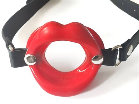 Big Bimbo Lips Lèvres énormes Bondage Fétichisme De Etsy