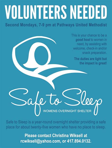 'Safe to Sleep' Volunteers Needed | Christ Episcopal Church