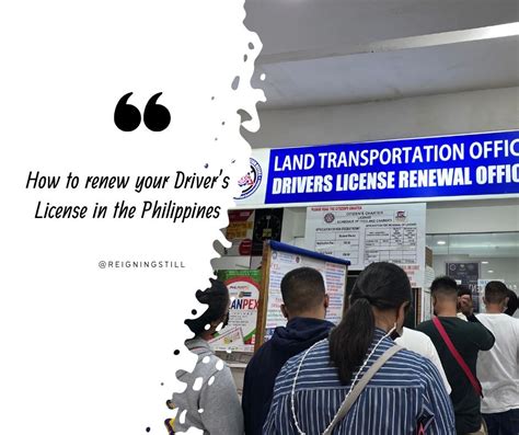 Updated Guide In Drivers License Renewal In The Philippines