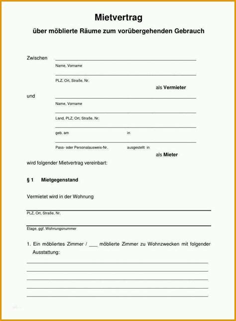 Anpassbare vorlage für einen mietvorvertrag. Original 11 Untermietvertrag Pdf Kostenlos | Kostenlos Vorlagen und Muster.