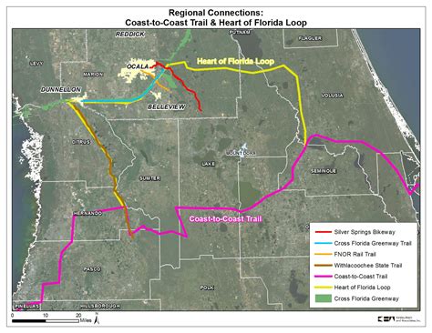 Central Florida Bike Trails Map Printable Maps