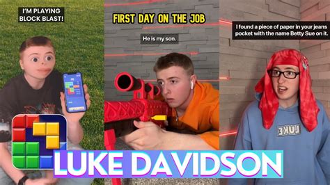 1 Hour New Best Luke Davidson Funny Shorts 2024 New Funny Tik Tok