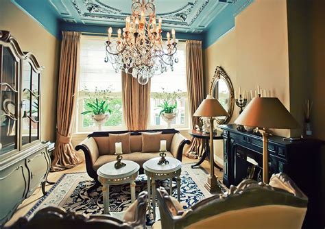 Painted bedroom ceiling with the monograms of stuart kings james and charles #edinburgh #holyrood #paintedceiling. Small Living Room Ideas - Decorating Tips to Make a Room ...