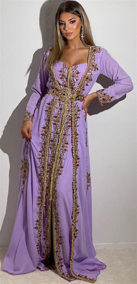 Takchita Lila Monde Caftan