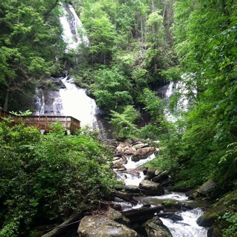 Anna ruby falls is located near unicoi state park in white county near helen, georgia. Anna Ruby Falls, Unicoi State Park | State parks, Oh the ...