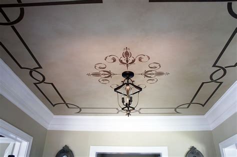 Overall it was totally worth it! Modello® Designs Masking Stencil on Ceiling | Project by ...