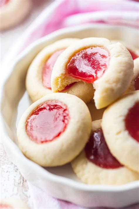 Jam Thumbprint Cookies So Soft And Delicious Baking A Moment