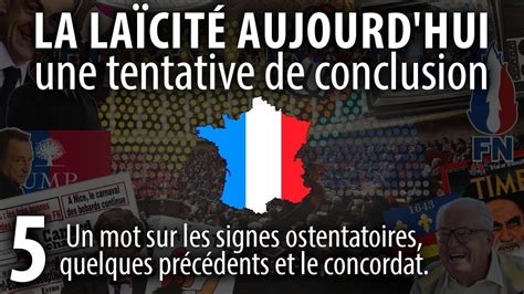 La Laïcité En France 55 Et Aujourdhui Tentative De Conclusion