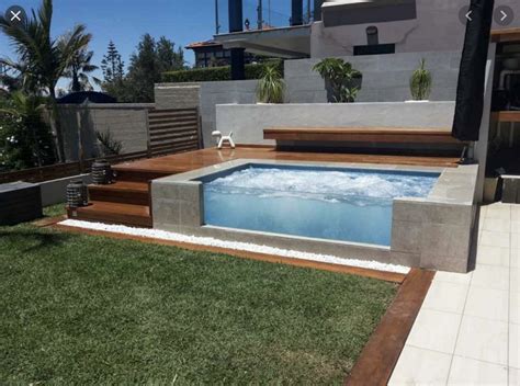 Above Ground Cement Pool Swimming Pools Backyard Pools For Small