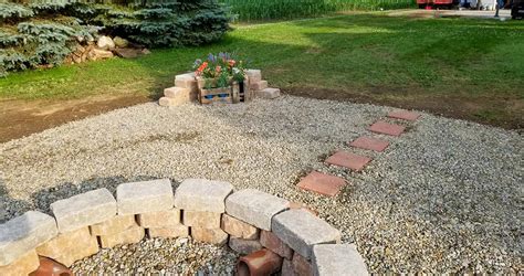 Ideally, you'll want it on level ground. Fire Pit with Retaining Wall - Project by Thomas at Menards®