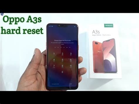 Oppo A3s hard reset and pattern unlock done 