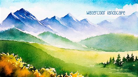 We have combined the smoky mountain woodcarvers … Watercolor mountains. - Clip.FAIL