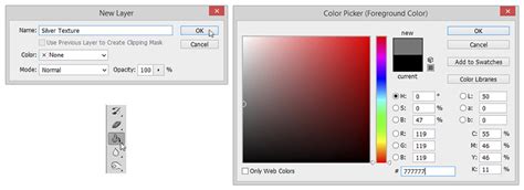 Tutorial Time Make Your Own Silver Metallic Texture In Photoshop