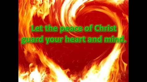 Let The Peace Of Christ Rule Your Heart And Mind Youtube
