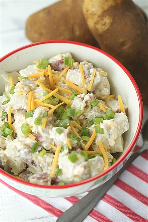 A perfect baked potato is hard to beat. The Best Loaded Baked Potato Salad | RecipeLion.com