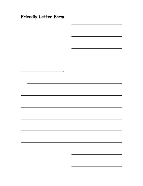 Empty Letter Template