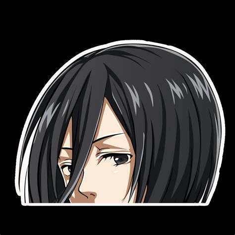 Аниме неко парни из аниме трафаретные печати. Peeker Anime Peeking Sticker Car Window Decal MKS002 ...